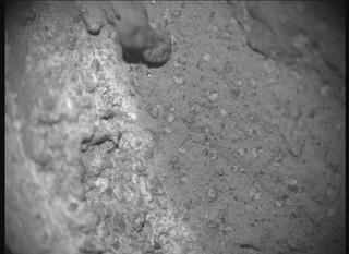 View image taken on Mars, Mars Perseverance Sol 1197: SHERLOC ACI Camera 