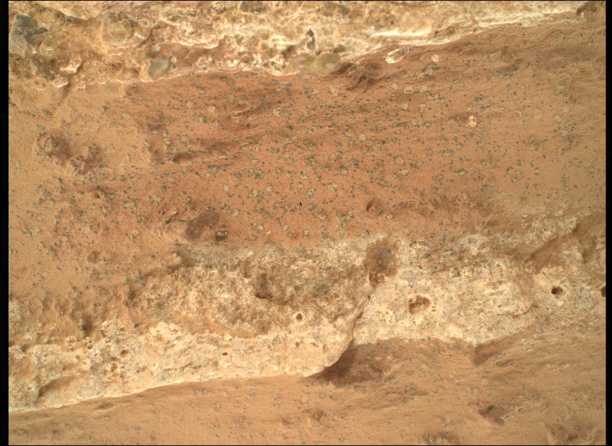 This image was taken by SHERLOC_WATSON onboard NASA's Mars rover Perseverance on Sol 1197