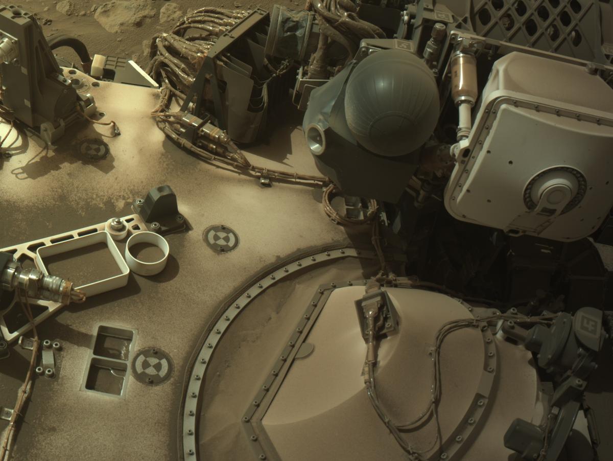This image was taken by NAVCAM_LEFT onboard NASA's Mars rover Perseverance on Sol 1206