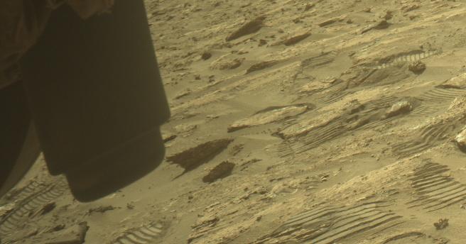 This image was taken by FRONT_HAZCAM_LEFT_A onboard NASA's Mars rover Perseverance on Sol 1211