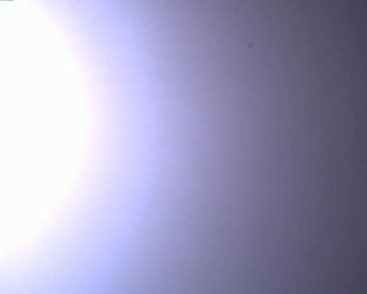 This image was taken by EDL_RUCAM onboard NASA's Mars rover Perseverance on Sol 1212
