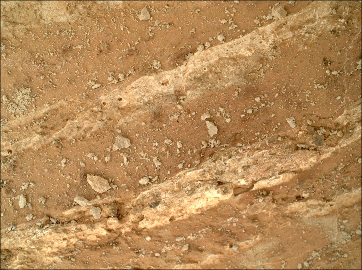 This image was taken by SHERLOC_WATSON onboard NASA's Mars rover Perseverance on Sol 1212