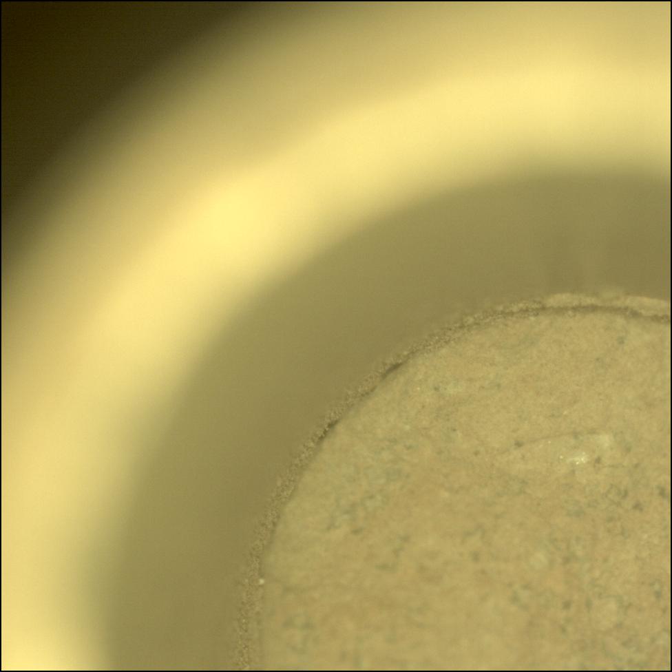 This image was taken by CACHECAM onboard NASA's Mars rover Perseverance on Sol 1215