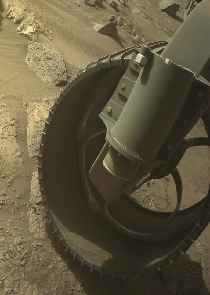 This image was taken by FRONT_HAZCAM_RIGHT_A onboard NASA's Mars rover Perseverance on Sol 1215