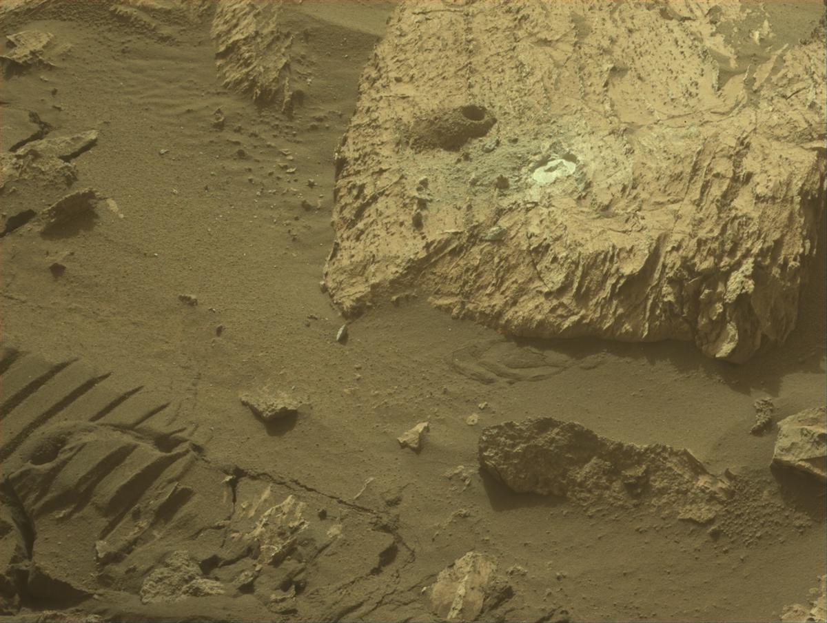 This image was taken by FRONT_HAZCAM_RIGHT_A onboard NASA's Mars rover Perseverance on Sol 1215