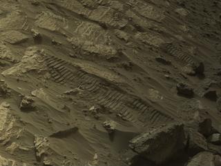 View image taken on Mars, Mars Perseverance Sol 1215: Left Navigation Camera (Navcam)