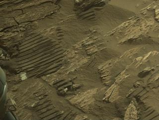 View image taken on Mars, Mars Perseverance Sol 1215: Right Navigation Camera (Navcam)