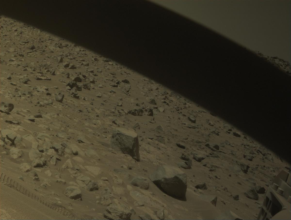 This image was taken by FRONT_HAZCAM_RIGHT_A onboard NASA's Mars rover Perseverance on Sol 1216