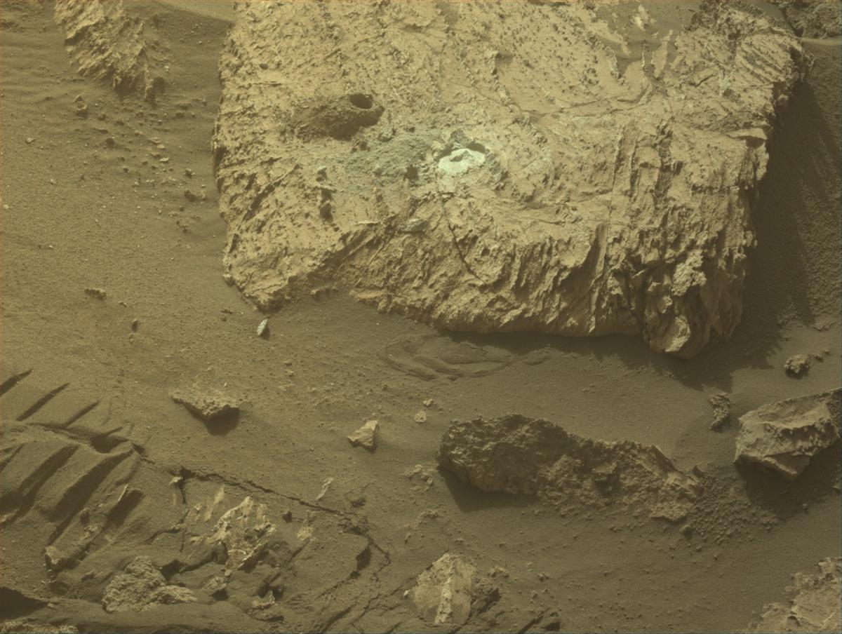 This image was taken by FRONT_HAZCAM_LEFT_A onboard NASA's Mars rover Perseverance on Sol 1217