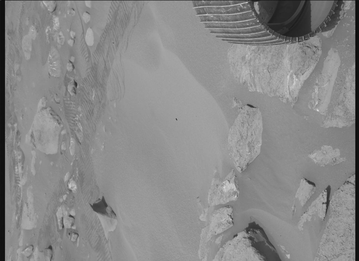 This image was taken by SHERLOC_WATSON onboard NASA's Mars rover Perseverance on Sol 1218