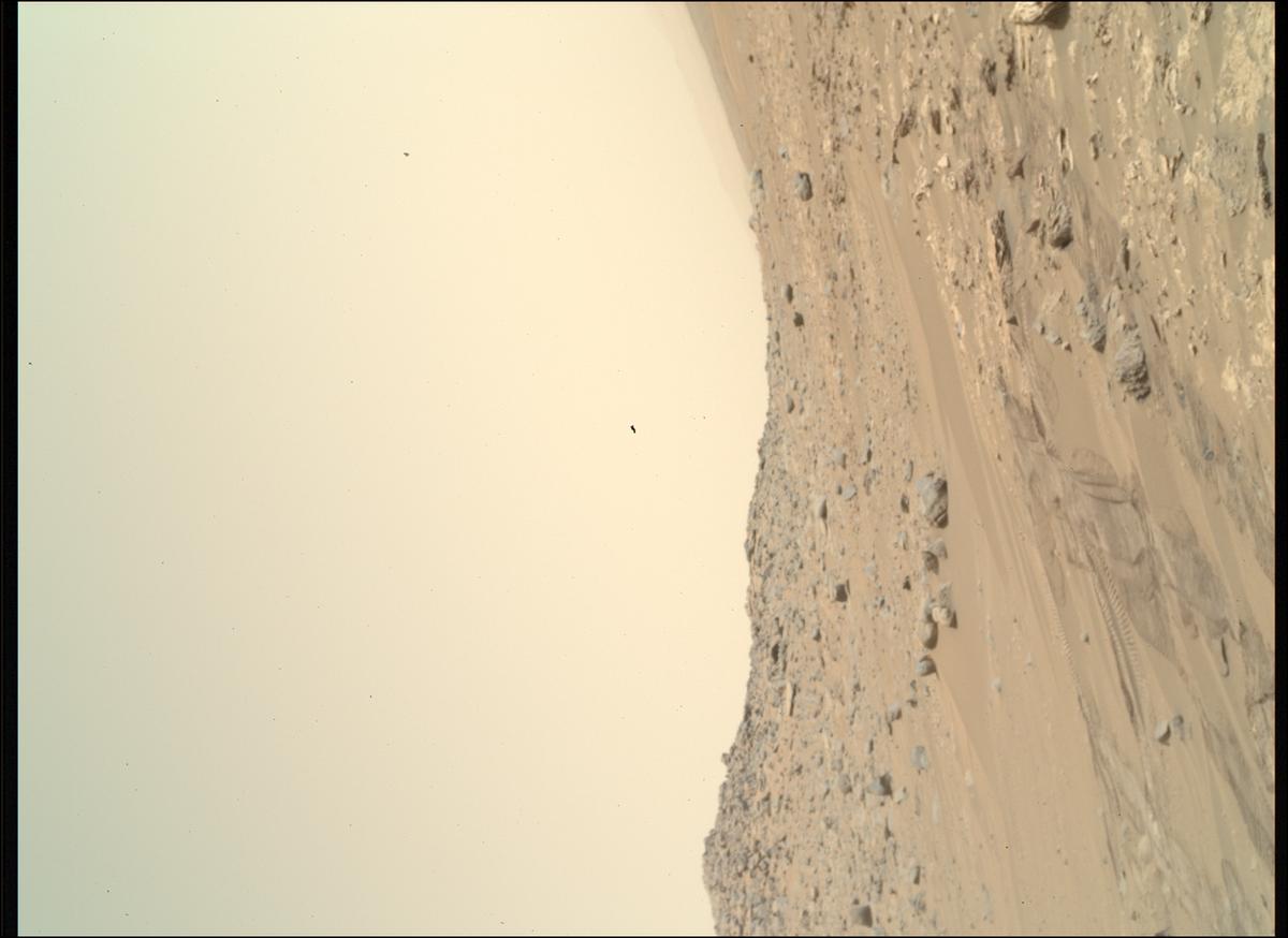 This image was taken by SHERLOC_WATSON onboard NASA's Mars rover Perseverance on Sol 1218