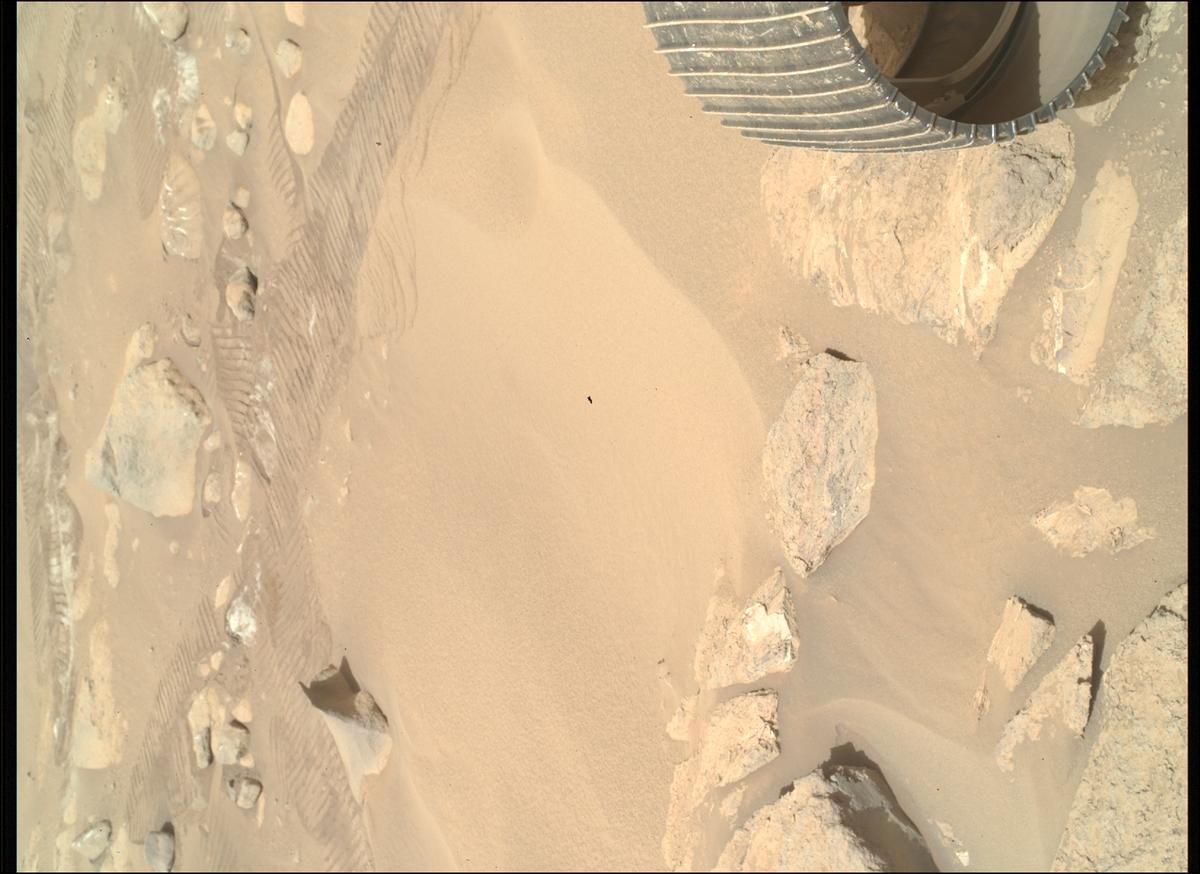 This image was taken by SHERLOC_WATSON onboard NASA's Mars rover Perseverance on Sol 1218
