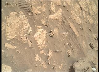View image taken on Mars, Mars Perseverance Sol 1218: WATSON Camera 