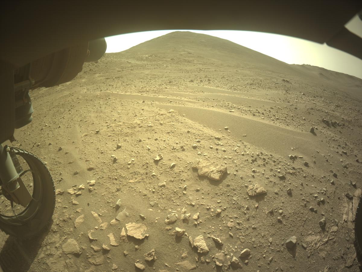 This image was taken by FRONT_HAZCAM_LEFT_A onboard NASA's Mars rover Perseverance on Sol 1224