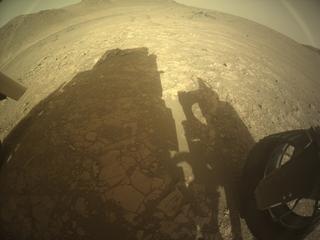 View image taken on Mars, Mars Perseverance Sol 1224: Rear Right Hazard Avoidance Camera (Hazcam)