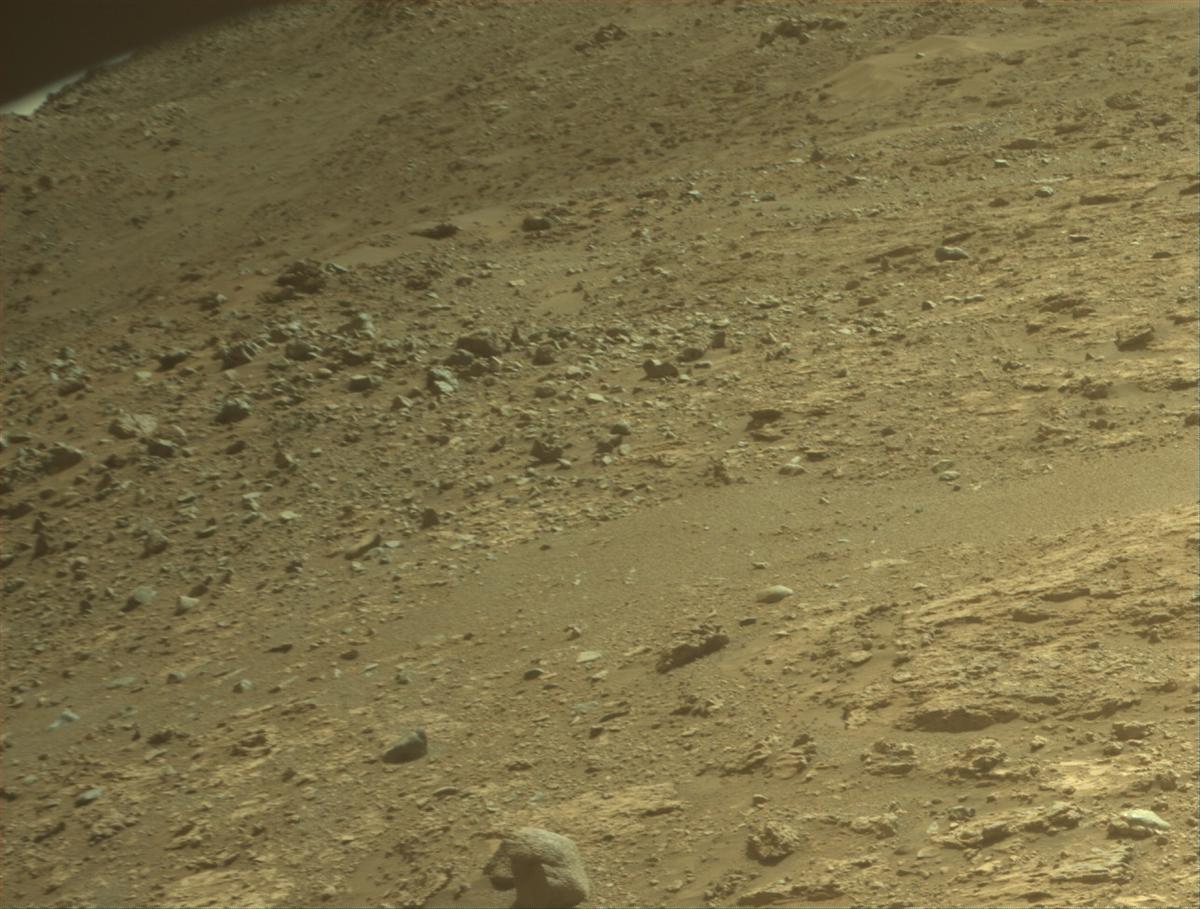 This image was taken by FRONT_HAZCAM_RIGHT_A onboard NASA's Mars rover Perseverance on Sol 1227
