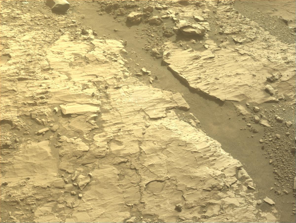 This image was taken by FRONT_HAZCAM_LEFT_A onboard NASA's Mars rover Perseverance on Sol 1228