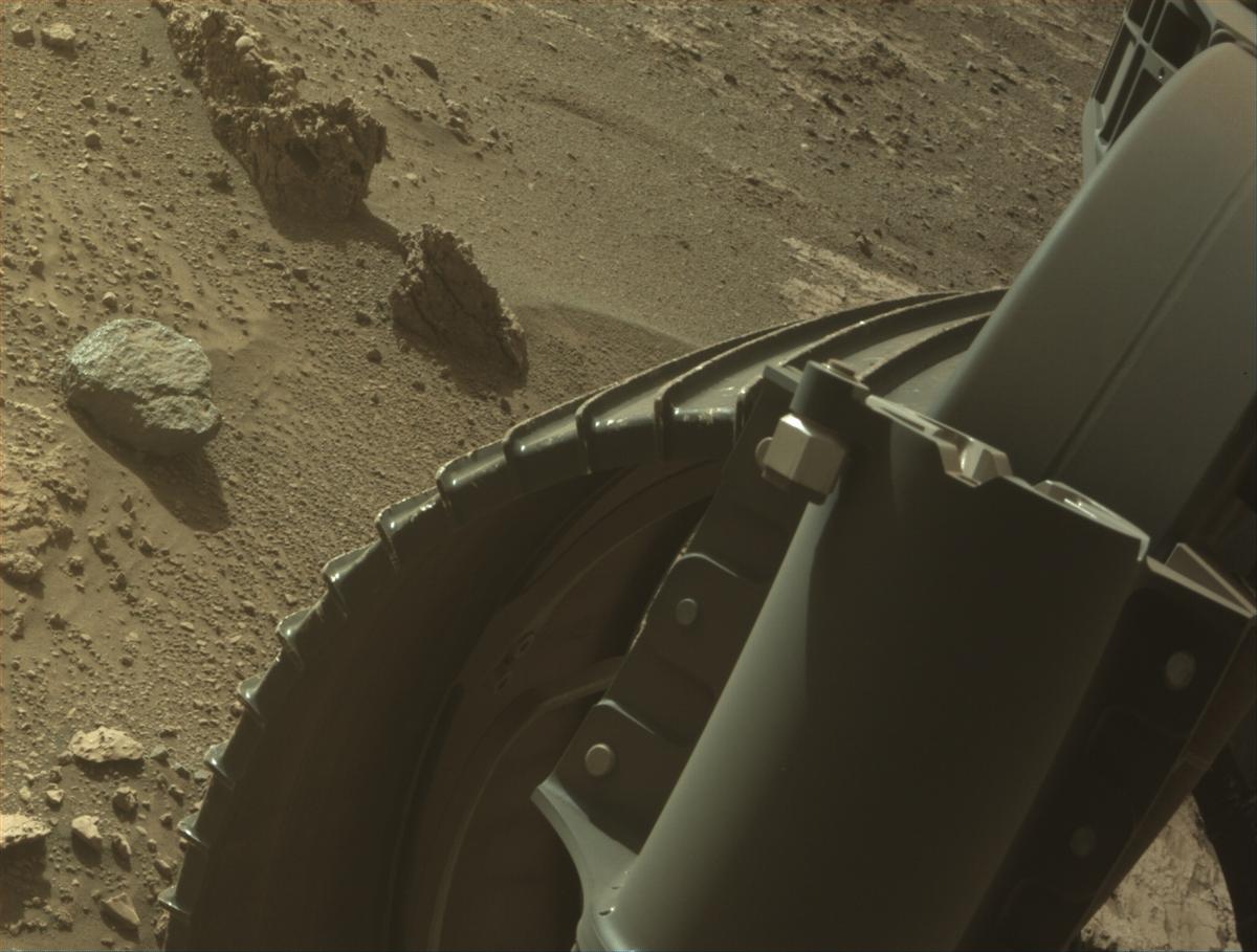 This image was taken by FRONT_HAZCAM_RIGHT_A onboard NASA's Mars rover Perseverance on Sol 1228