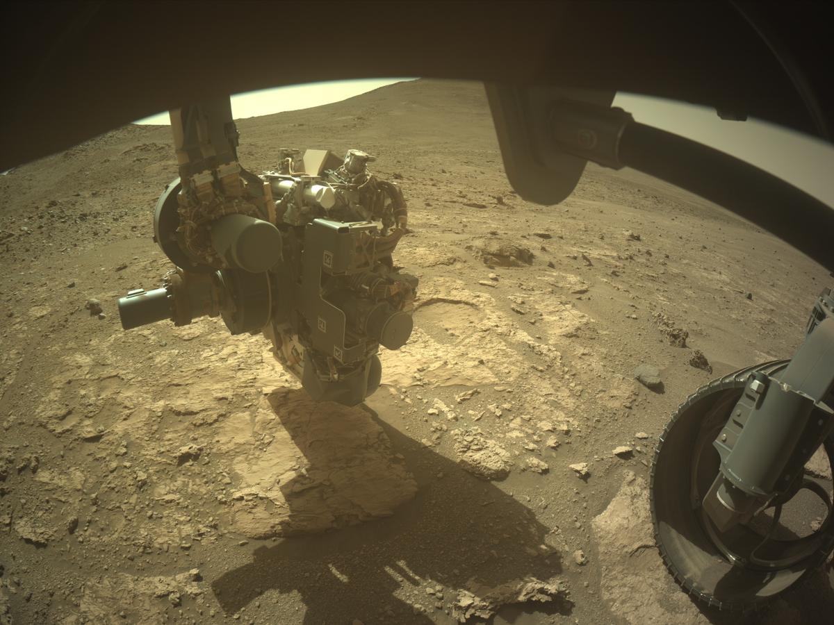 This image was taken by FRONT_HAZCAM_RIGHT_A onboard NASA's Mars rover Perseverance on Sol 1229
