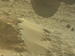 View image taken on Mars, Mars Perseverance Sol 1233: Front Right Hazard Avoidance Camera (Hazcam)