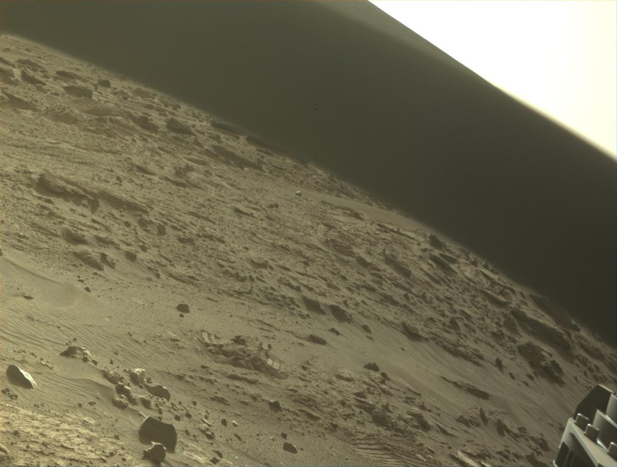This image was taken by FRONT_HAZCAM_RIGHT_A onboard NASA's Mars rover Perseverance on Sol 1233