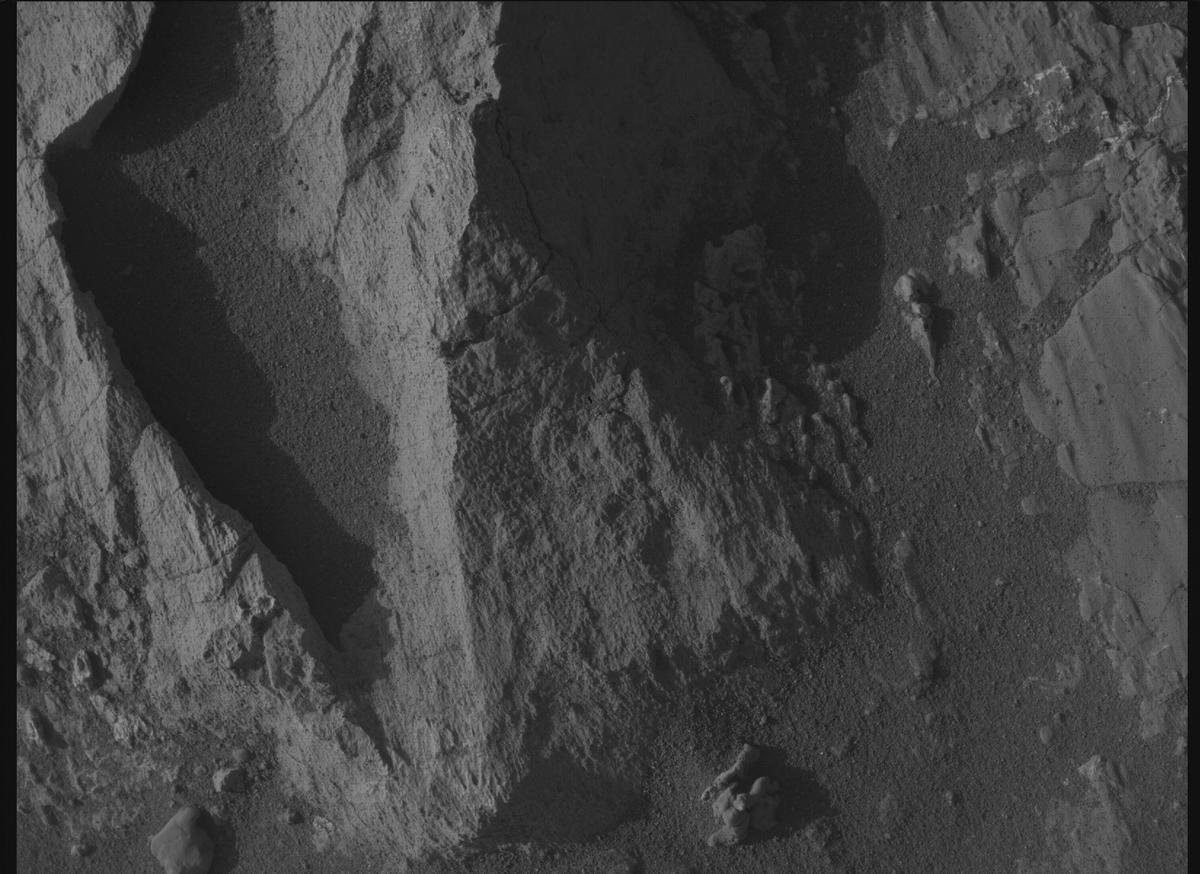 This image was taken by SHERLOC_WATSON onboard NASA's Mars rover Perseverance on Sol 1233