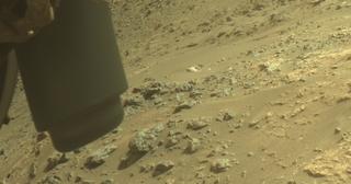 View image taken on Mars, Mars Perseverance Sol 1240: Front Left Hazard Avoidance Camera (Hazcam)