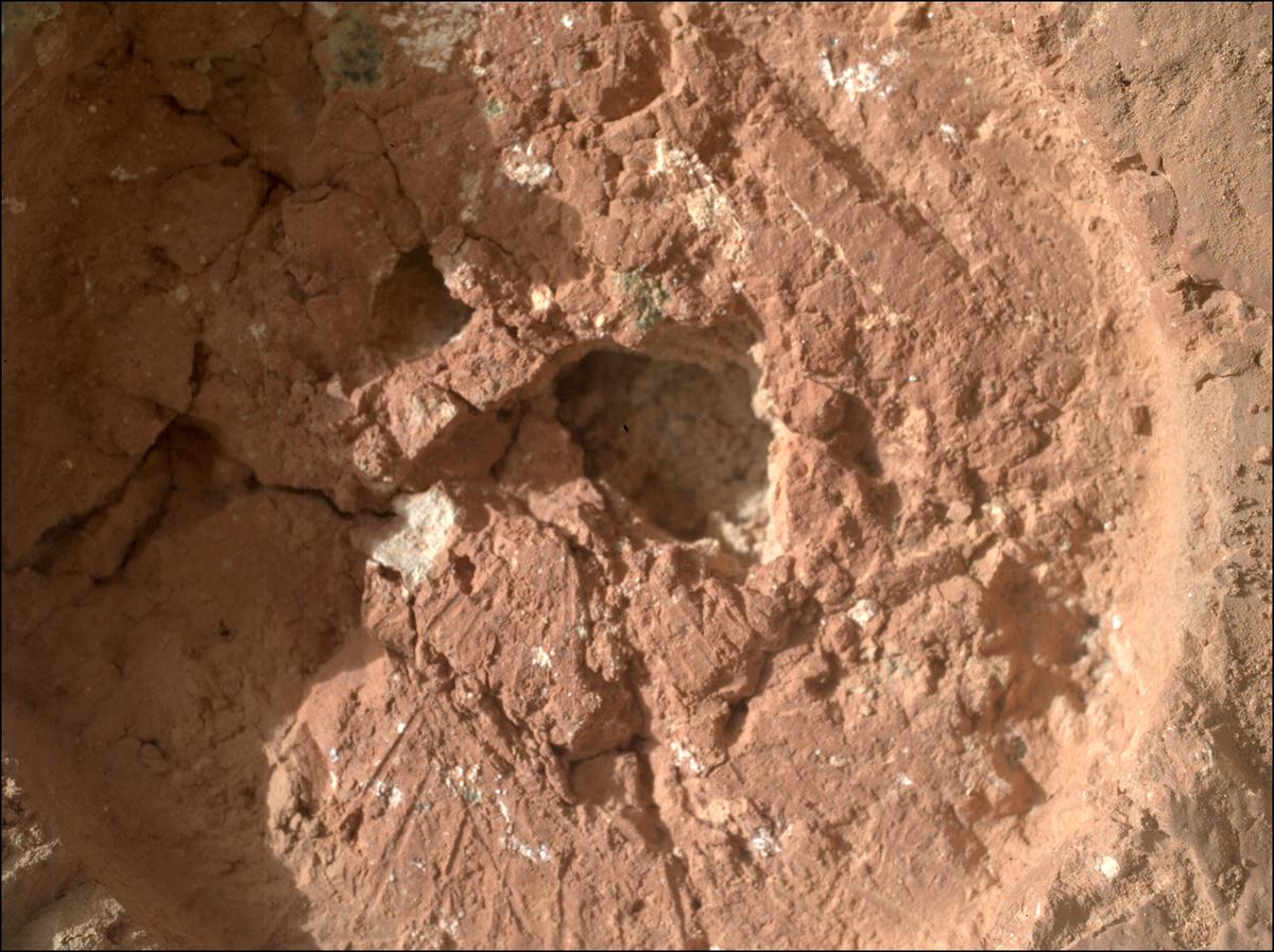 This image was taken by SHERLOC_WATSON onboard NASA's Mars rover Perseverance on Sol 1240