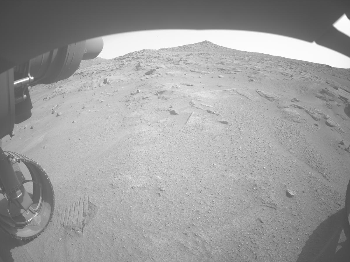 This image was taken by FRONT_HAZCAM_LEFT_A onboard NASA's Mars rover Perseverance on Sol 1245