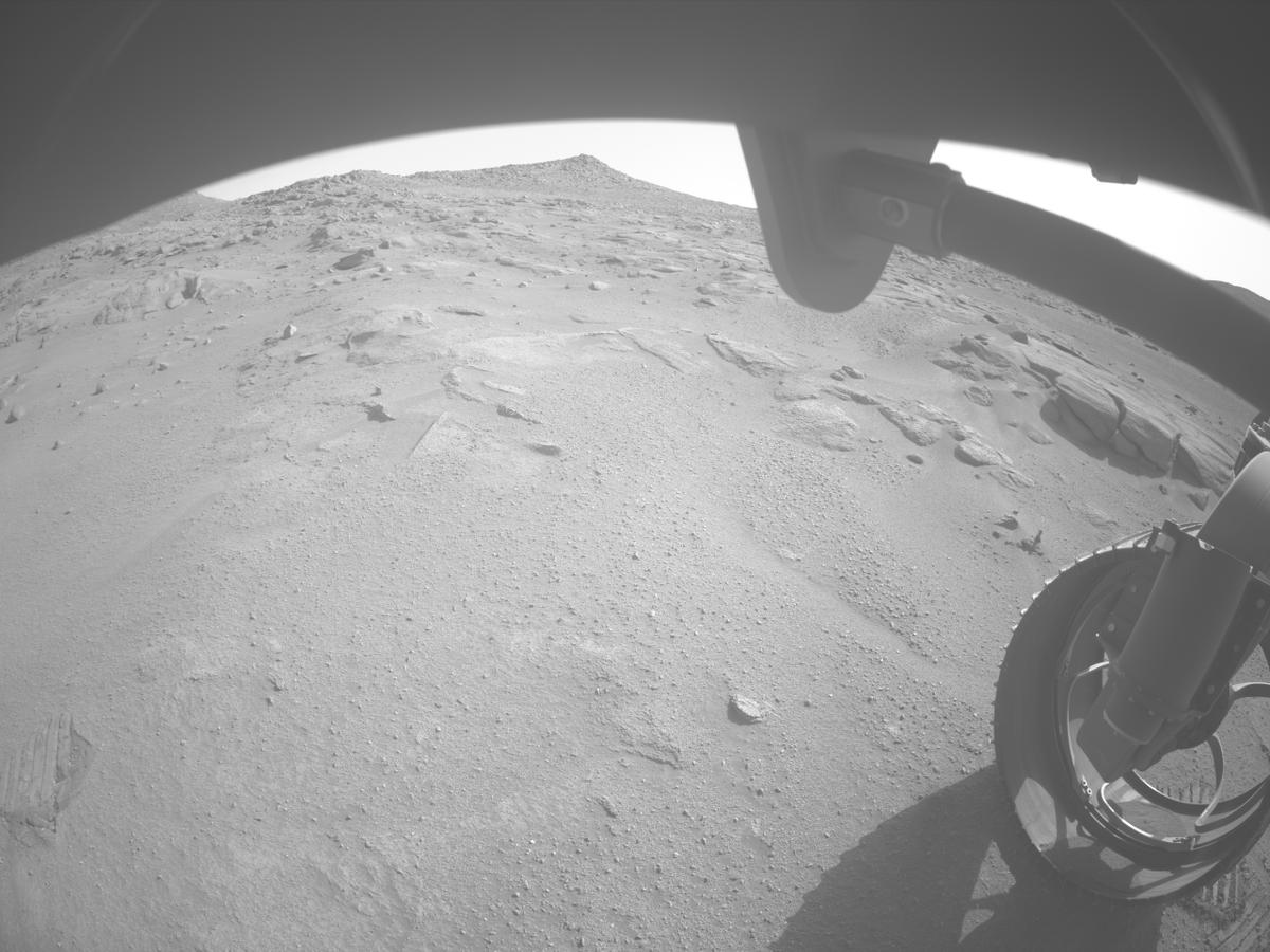 This image was taken by FRONT_HAZCAM_RIGHT_A onboard NASA's Mars rover Perseverance on Sol 1245