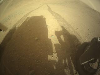 View image taken on Mars, Mars Perseverance Sol 1251: Rear Right Hazard Avoidance Camera (Hazcam)