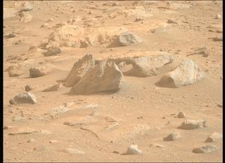 View image taken on Mars, Mars Perseverance Sol 1252: Right Mastcam-Z Camera