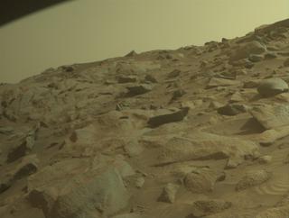 View image taken on Mars, Mars Perseverance Sol 1254: Front Right Hazard Avoidance Camera (Hazcam)