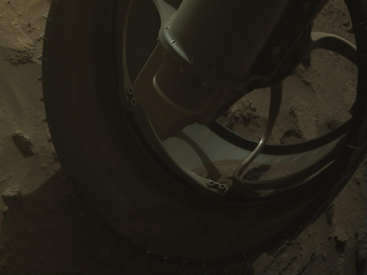 This image was taken by FRONT_HAZCAM_RIGHT_A onboard NASA's Mars rover Perseverance on Sol 1254