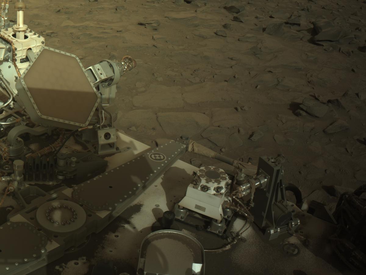 This image was taken by NAVCAM_LEFT onboard NASA's Mars rover Perseverance on Sol 1254