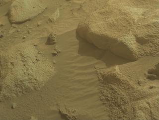 View image taken on Mars, Mars Perseverance Sol 1257: Front Left Hazard Avoidance Camera (Hazcam)