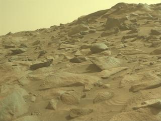 View image taken on Mars, Mars Perseverance Sol 1257: Front Left Hazard Avoidance Camera (Hazcam)