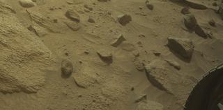 View image taken on Mars, Mars Perseverance Sol 1257: Front Right Hazard Avoidance Camera (Hazcam)