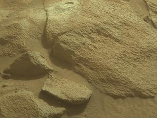 View image taken on Mars, Mars Perseverance Sol 1257: Front Right Hazard Avoidance Camera (Hazcam)