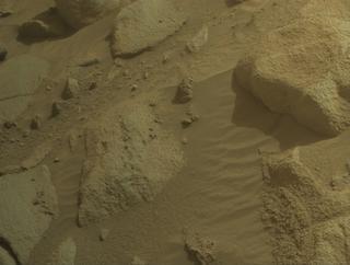 View image taken on Mars, Mars Perseverance Sol 1257: Front Right Hazard Avoidance Camera (Hazcam)