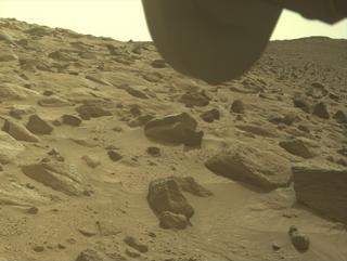 View image taken on Mars, Mars Perseverance Sol 1257: Front Right Hazard Avoidance Camera (Hazcam)