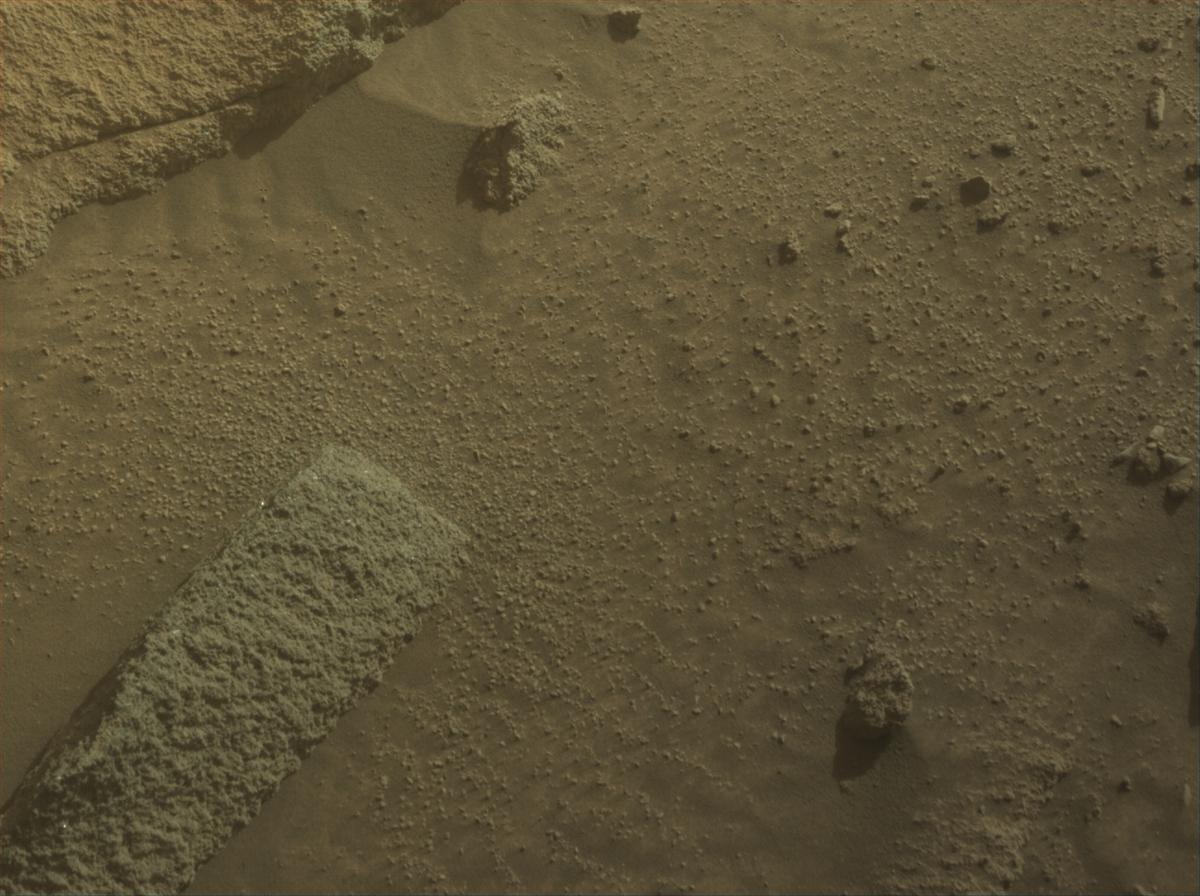 This image was taken by FRONT_HAZCAM_LEFT_A onboard NASA's Mars rover Perseverance on Sol 1261