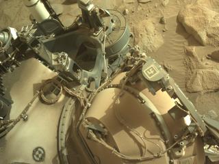 View image taken on Mars, Mars Perseverance Sol 1261: Left Navigation Camera (Navcam)