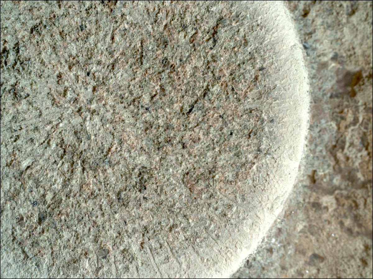 This image was taken by SHERLOC_WATSON onboard NASA's Mars rover Perseverance on Sol 1261