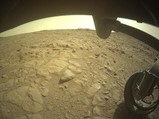 View image taken on Mars, Mars Perseverance Sol 1265: Front Right Hazard Avoidance Camera (Hazcam)