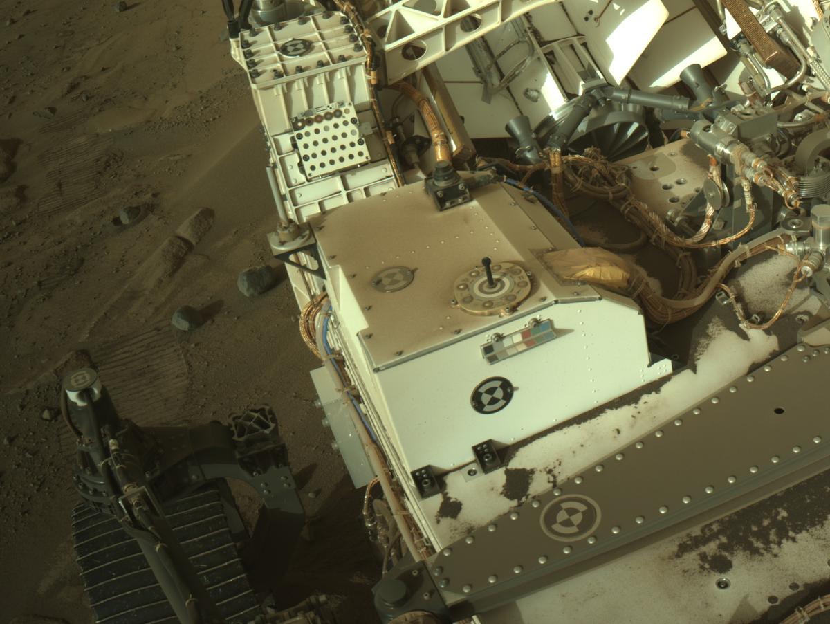 This image was taken by NAVCAM_LEFT onboard NASA's Mars rover Perseverance on Sol 1266