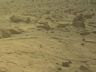 View image taken on Mars, Mars Perseverance Sol 1274: Front Left Hazard Avoidance Camera (Hazcam)