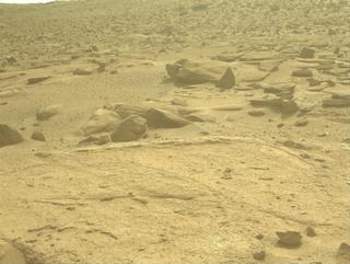 View image taken on Mars, Mars Perseverance Sol 1277: Front Right Hazard Avoidance Camera (Hazcam)