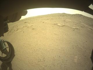 View image taken on Mars, Mars Perseverance Sol 1279: Front Left Hazard Avoidance Camera (Hazcam)