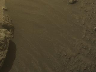 View image taken on Mars, Mars Perseverance Sol 1281: Front Left Hazard Avoidance Camera (Hazcam)